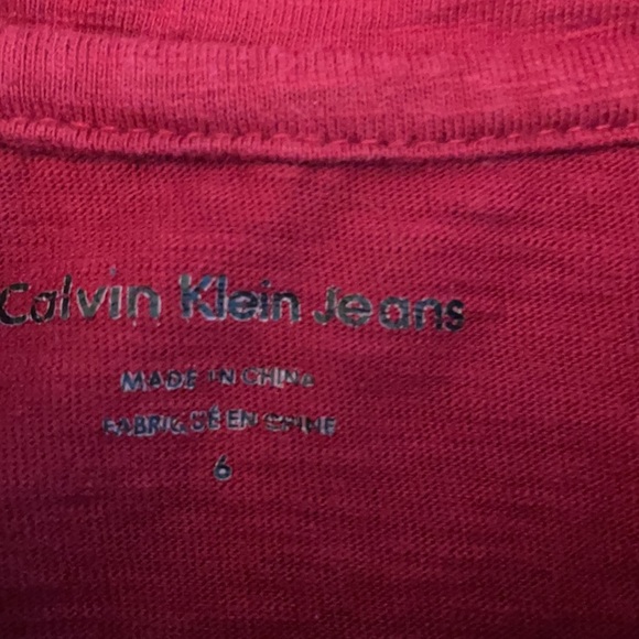 Calvin Klein Collared Henley Size 6 - Picture 3 of 3